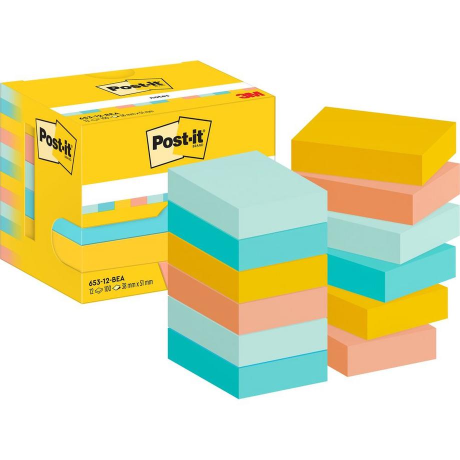 Post-It Notizzettel 12 Blöcke  