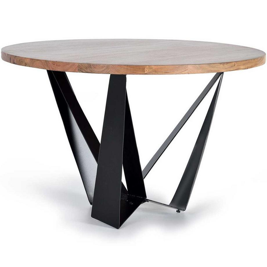 mutoni Tavolo Melida in legno massiccio di acacia 120x120  