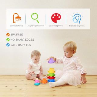 Activity-board  Baby Badespielzeug Set Stapeltasse Wasser 8PCS 