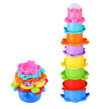 Baby Badespielzeug Set Stapeltasse Wasser 8PCS