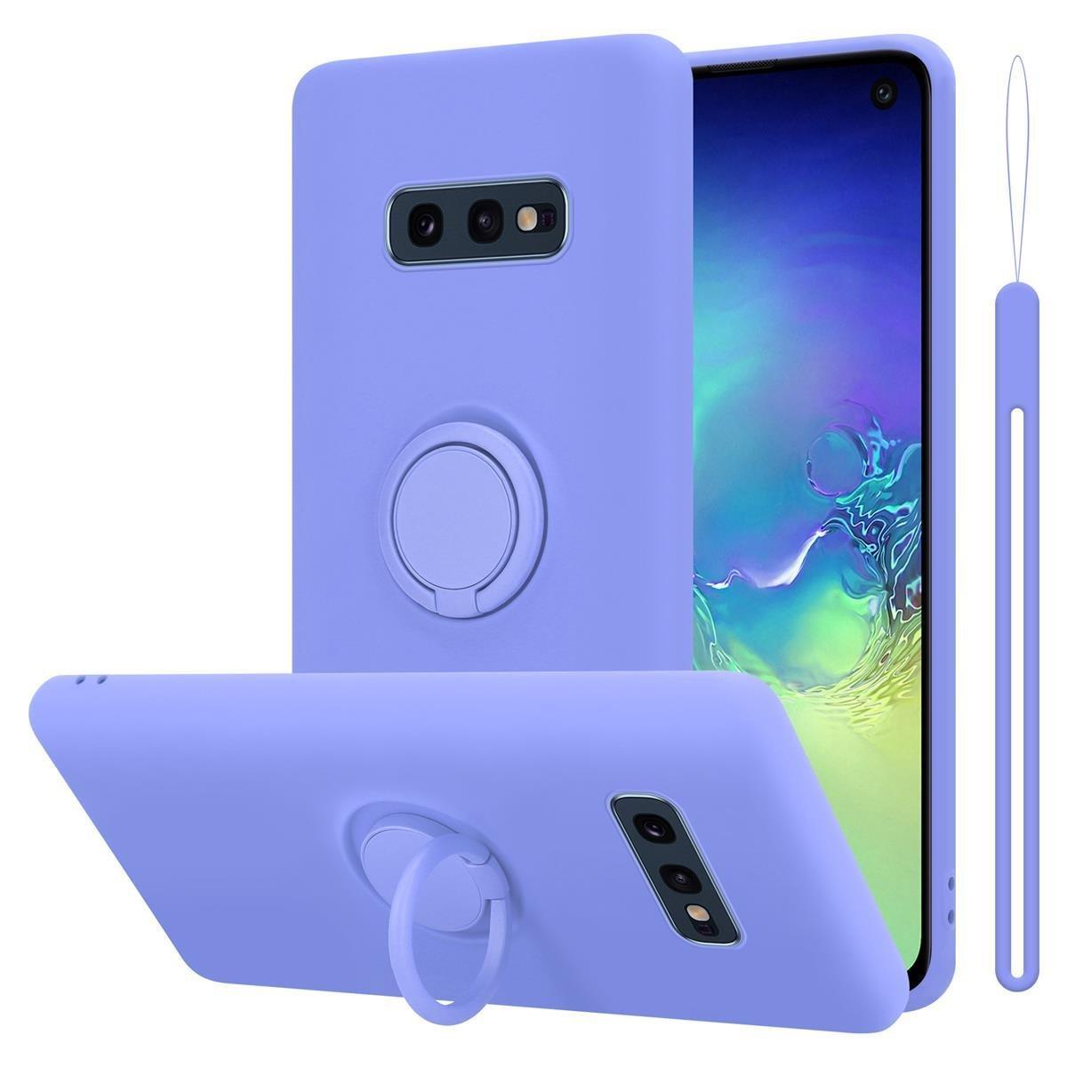 Cadorabo  Hülle für Samsung Galaxy S10e TPU Silikon mit Ring Liquid 