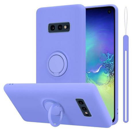 Cadorabo  Housse compatible avec Samsung Galaxy S10e - Coque de protection en silicone TPU flexible avec anneau 