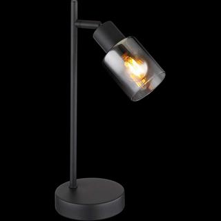 mutoni light Lampe de table Hubertus métal noir mat 1xE14  