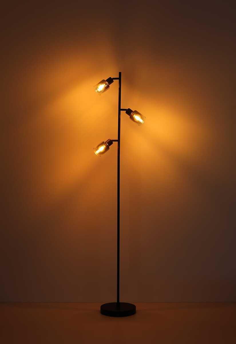 mutoni light Lampe de table Hubertus métal noir mat 1xE14  