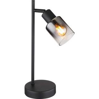 mutoni light Lampe de table Hubertus métal noir mat 1xE14  