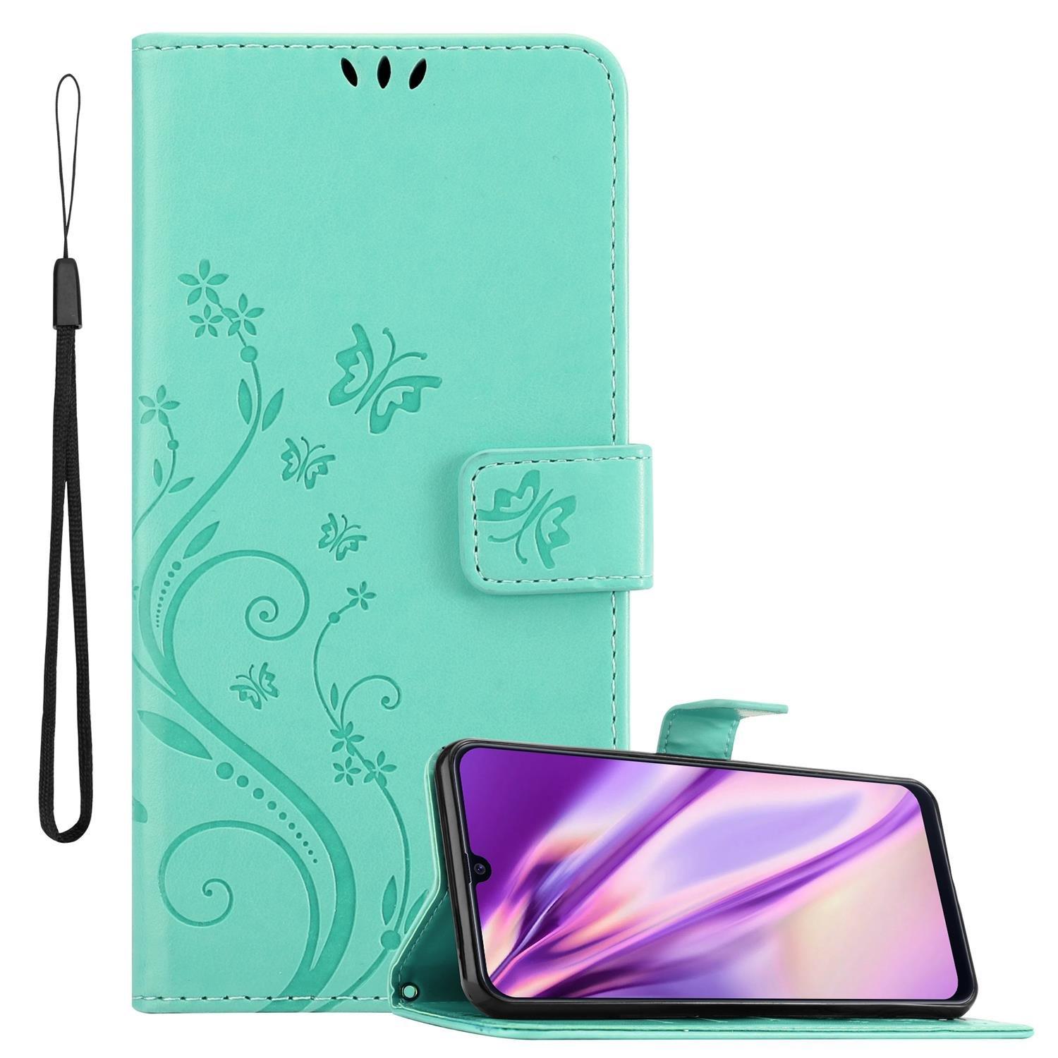 Cadorabo  Hülle für Samsung Galaxy M31 Blumen Design Magnetverschluss 