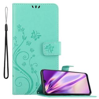 Cadorabo  Hülle für Samsung Galaxy M31 Blumen Design Magnetverschluss 