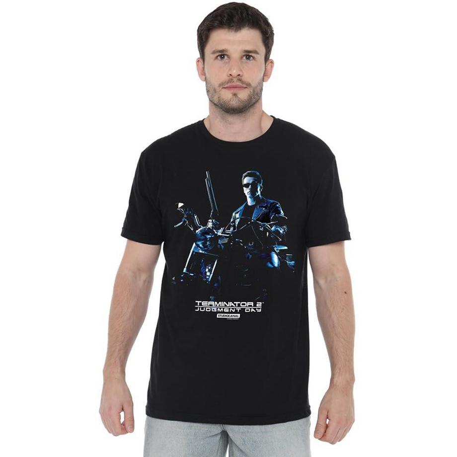 Terminator 2 Judgment Day Bedrucktes T-Shirt  