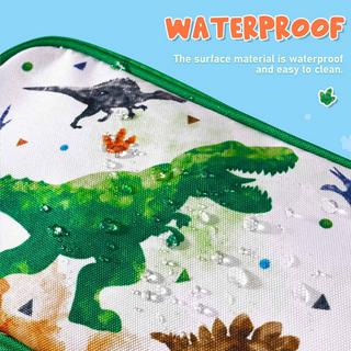 Only-bags.store Kinder Kulturtasche zum Aufhängen Dinosaurier-Print  