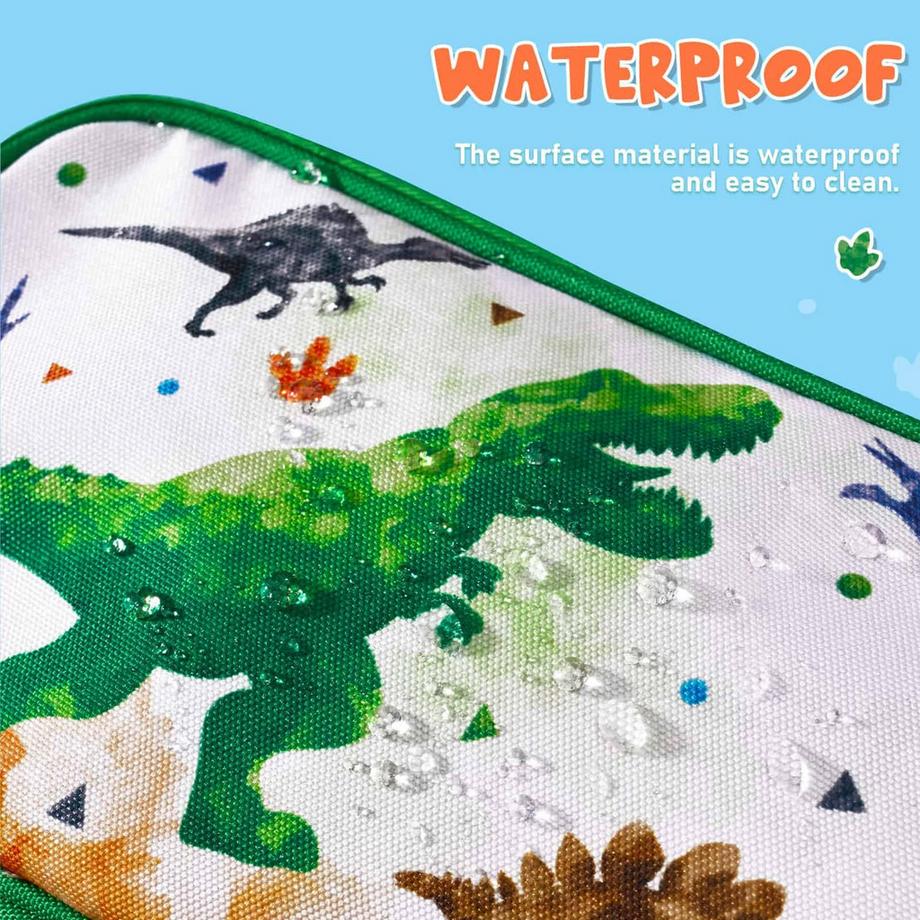 Only-bags.store Kinder Kulturtasche zum Aufhängen Dinosaurier-Print  