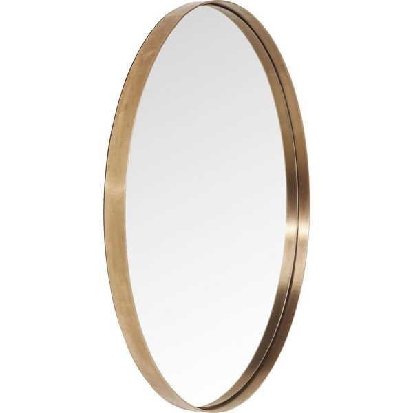 KARE Design Spiegel Curve Round Copper Ø100  