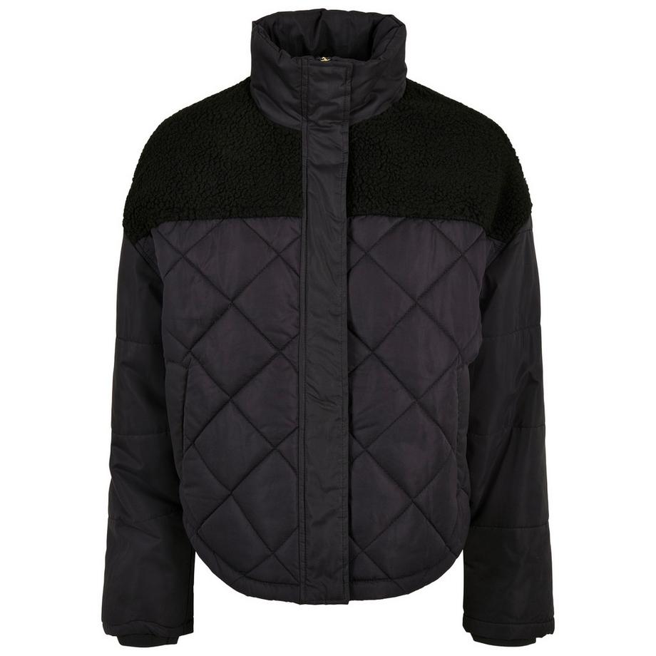 jacke diamond quilt puffer oversized