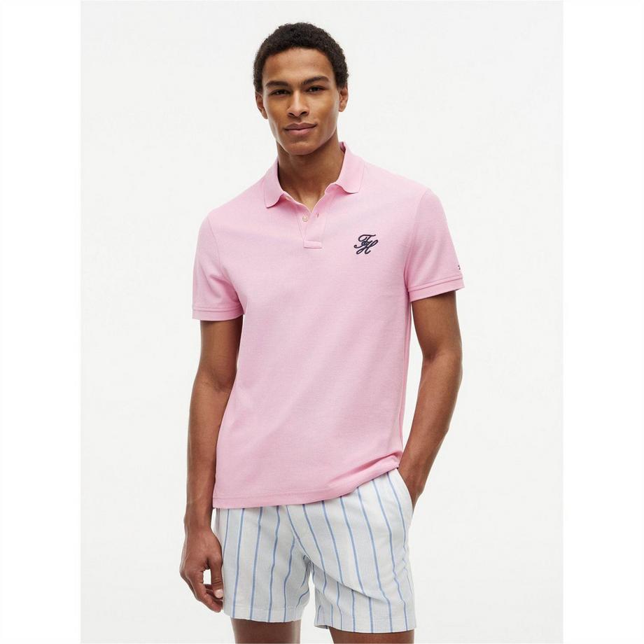 TOMMY HILFIGER Poloshirt mit besticktem Logo  