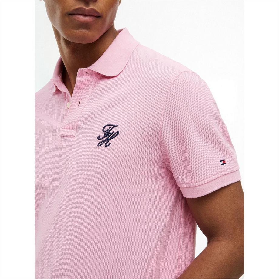 TOMMY HILFIGER Poloshirt mit besticktem Logo  