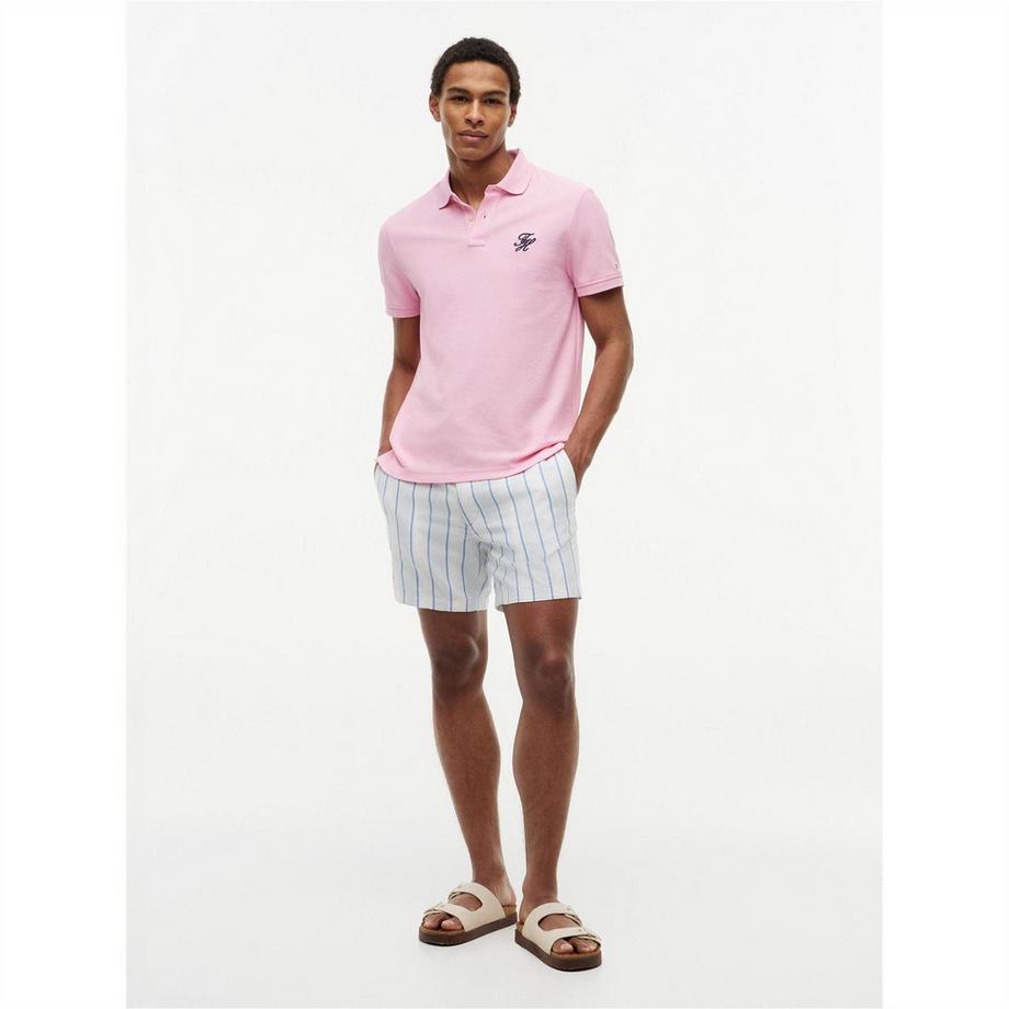 TOMMY HILFIGER Poloshirt mit besticktem Logo  