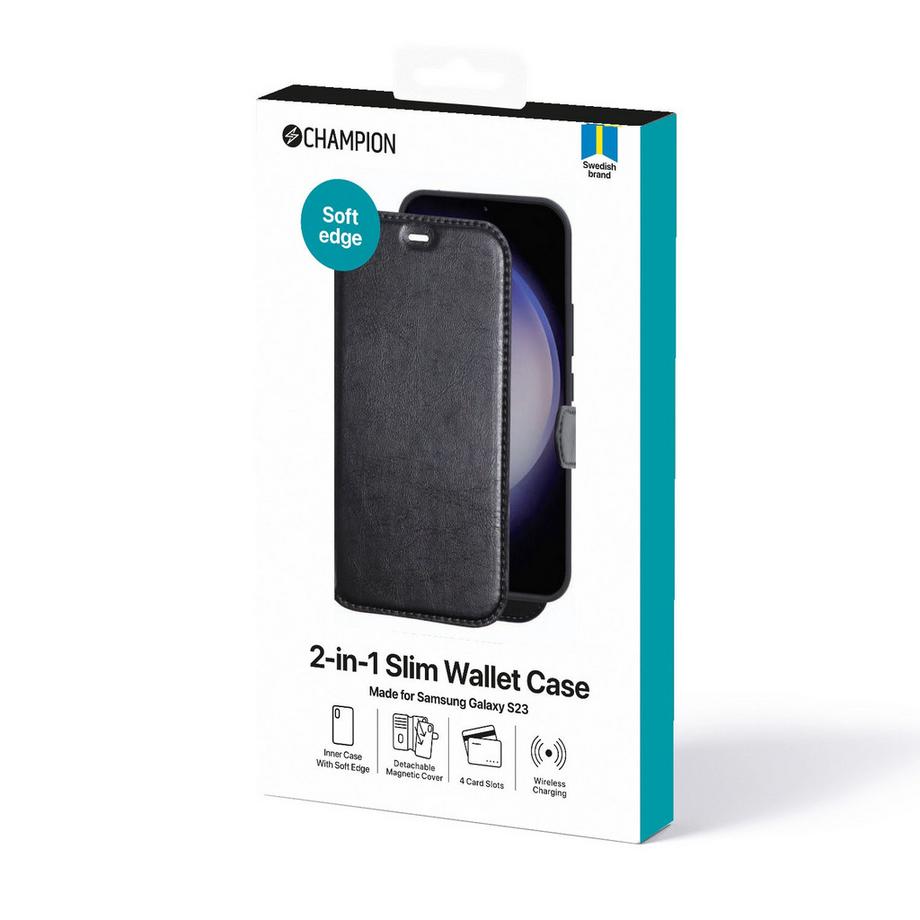 Champion  2-in-1 Slim Wallet Case Galaxy S23 