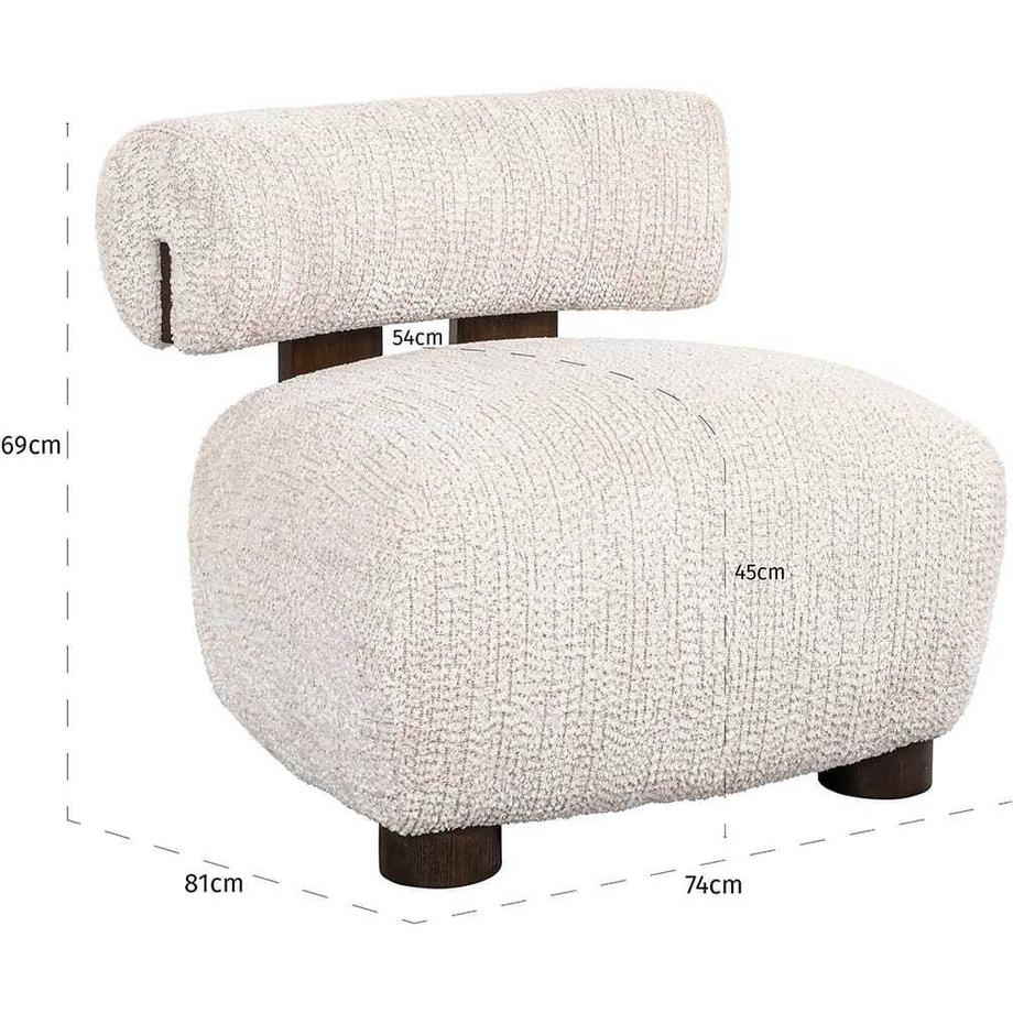 mutoni Sessel Arabella lovely cream  