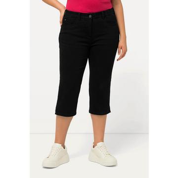 Capri Jeans Sarah, schmale 5-Pocket-Form, Saumschlitz