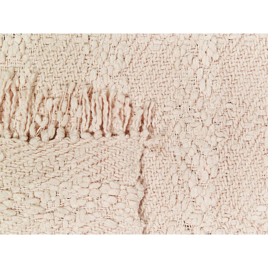 Beliani Couverture en Coton Boho VELLA  