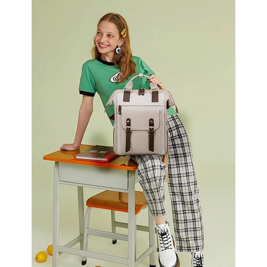 Only-bags.store Elegante Zaino Piccolo per Laptop College Daypack  