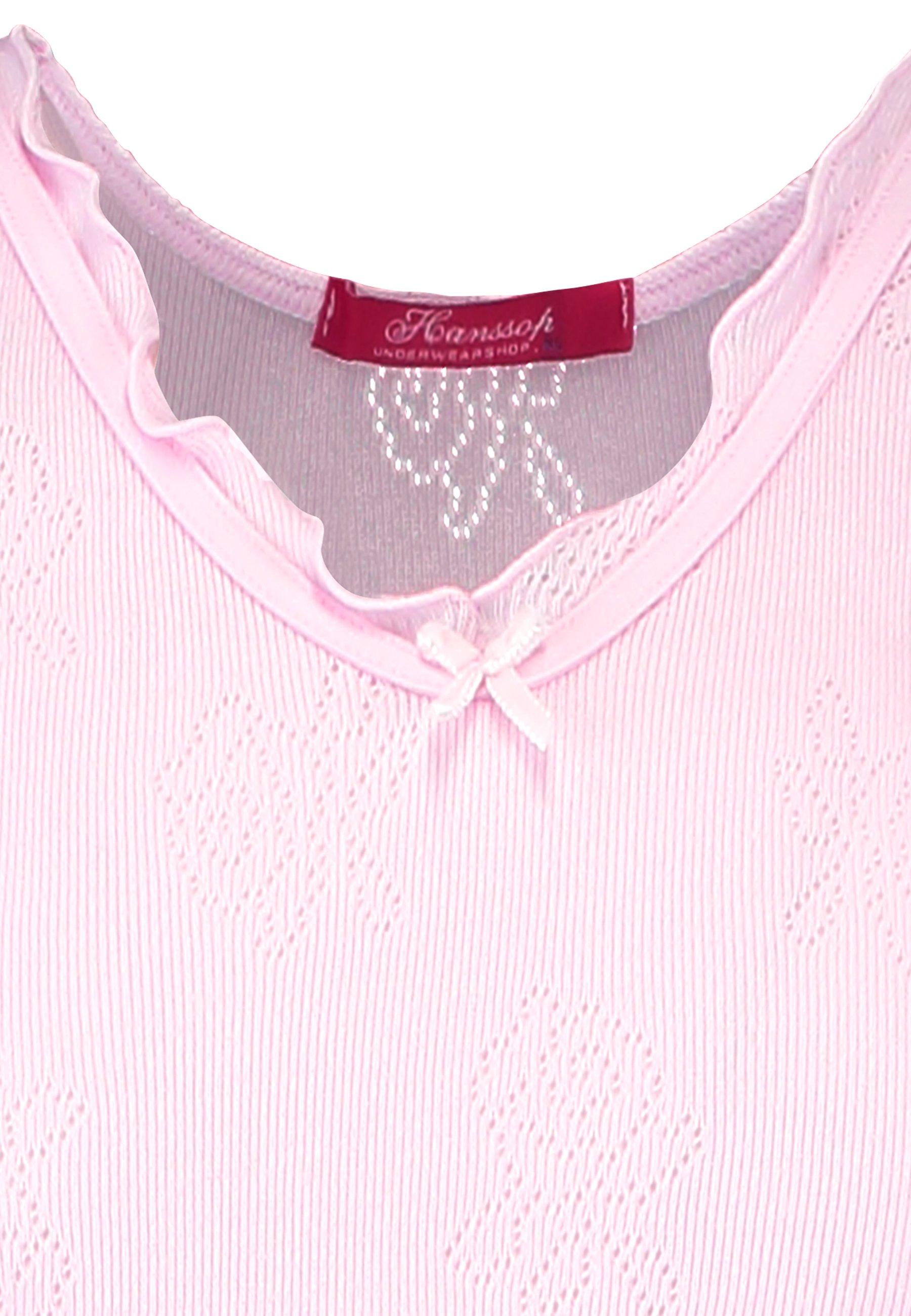 Hanssop  Unterhemd Basic, Pointelle Rose 