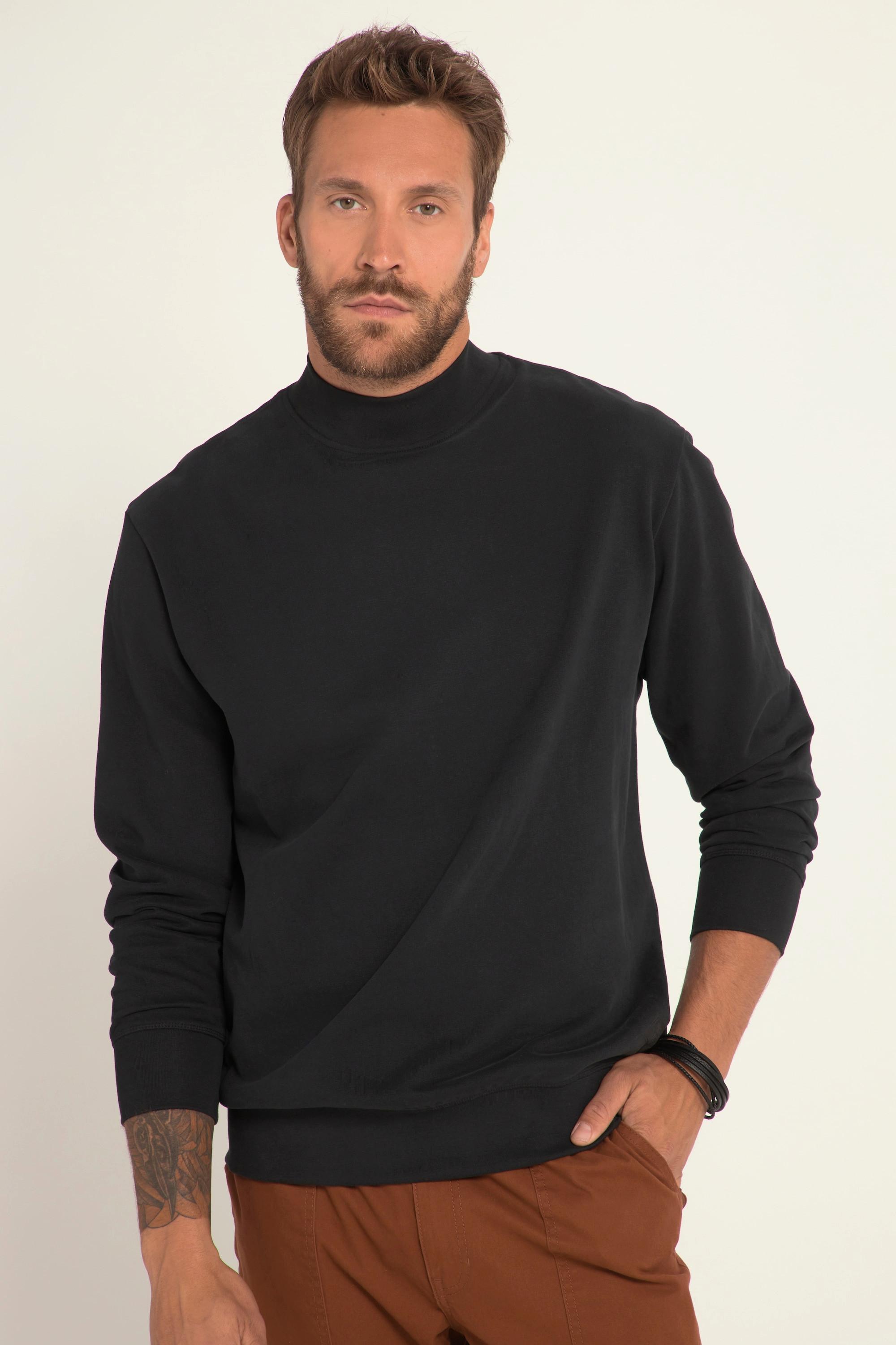 JP1880  Sweatshirt, kurzer Rollkragen 