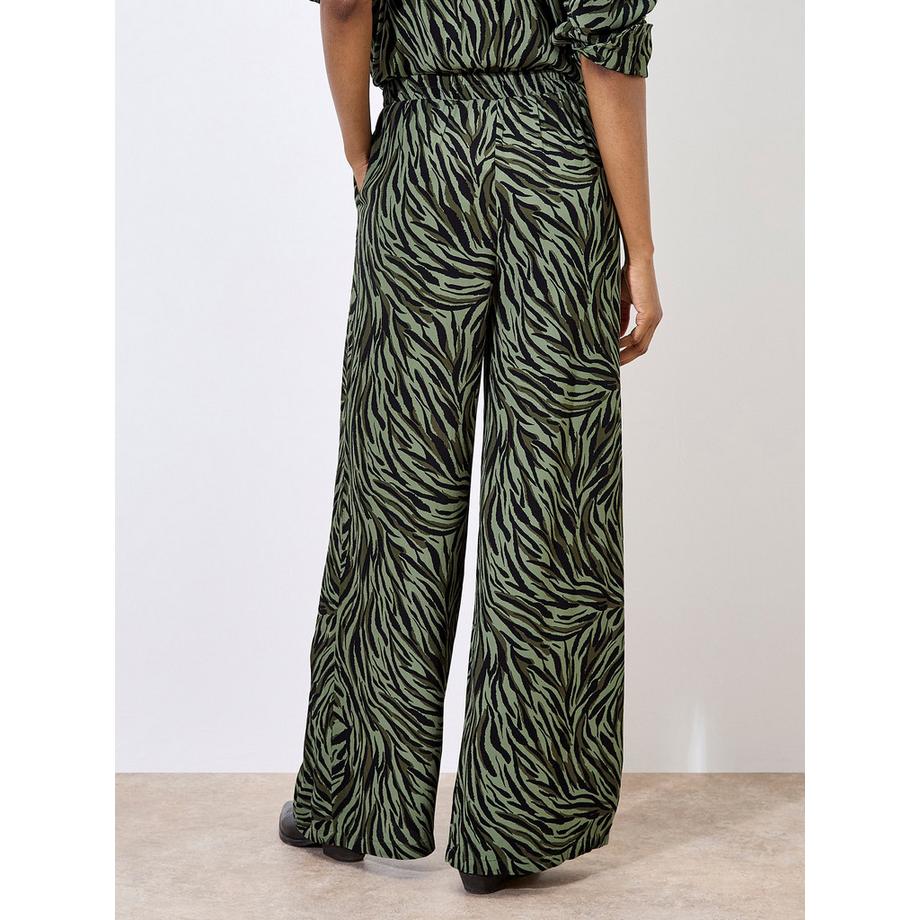 APRICOT Bedruckte Hose mit weitem Bein  