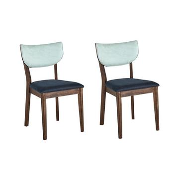 Lot de 2 chaises en Polyester Rétro MOKA