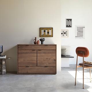 Tikamoon Credenza in noce massello 120 cm Senson  