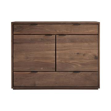 Sideboard aus massivem Nussbaum 120 cm Senson