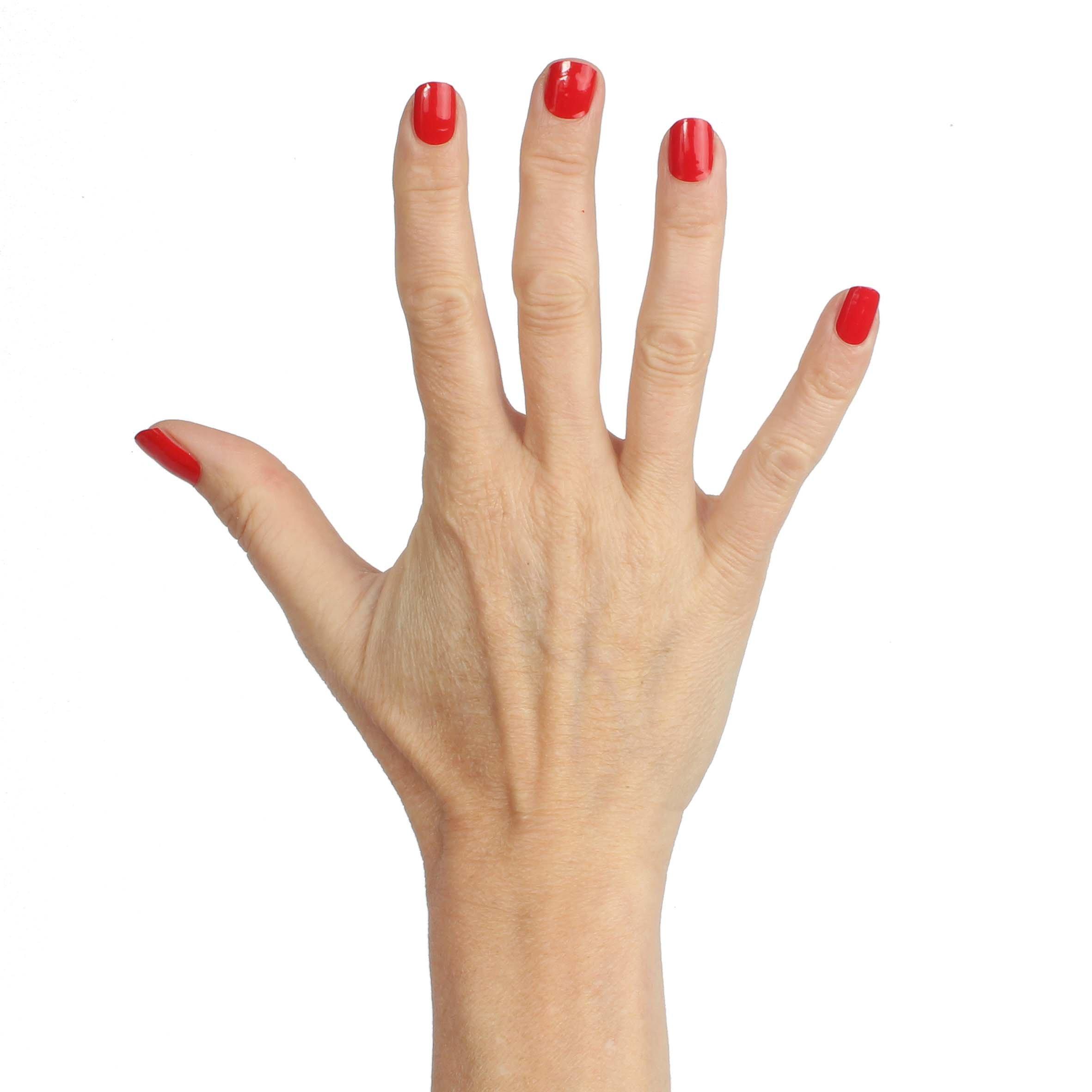 LAUED  vegane Nagelfolien solid red Secret Love 