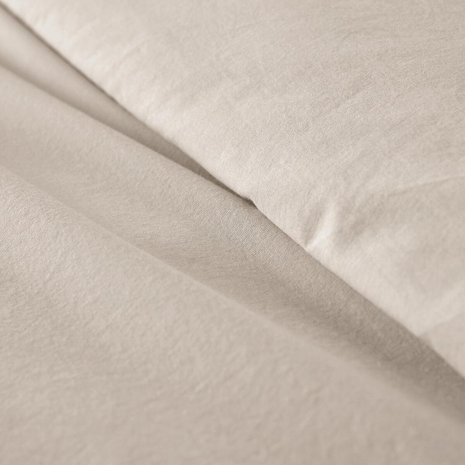 La Redoute Intérieurs Scenario Housse de couette unie en coton lavé  