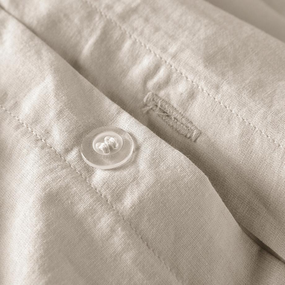 La Redoute Intérieurs Scenario Housse de couette unie en coton lavé  