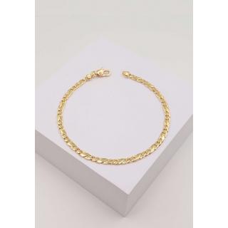 MUAU Schmuck  Armband Carrera Gelbgold 750, 22cm, 4mm 