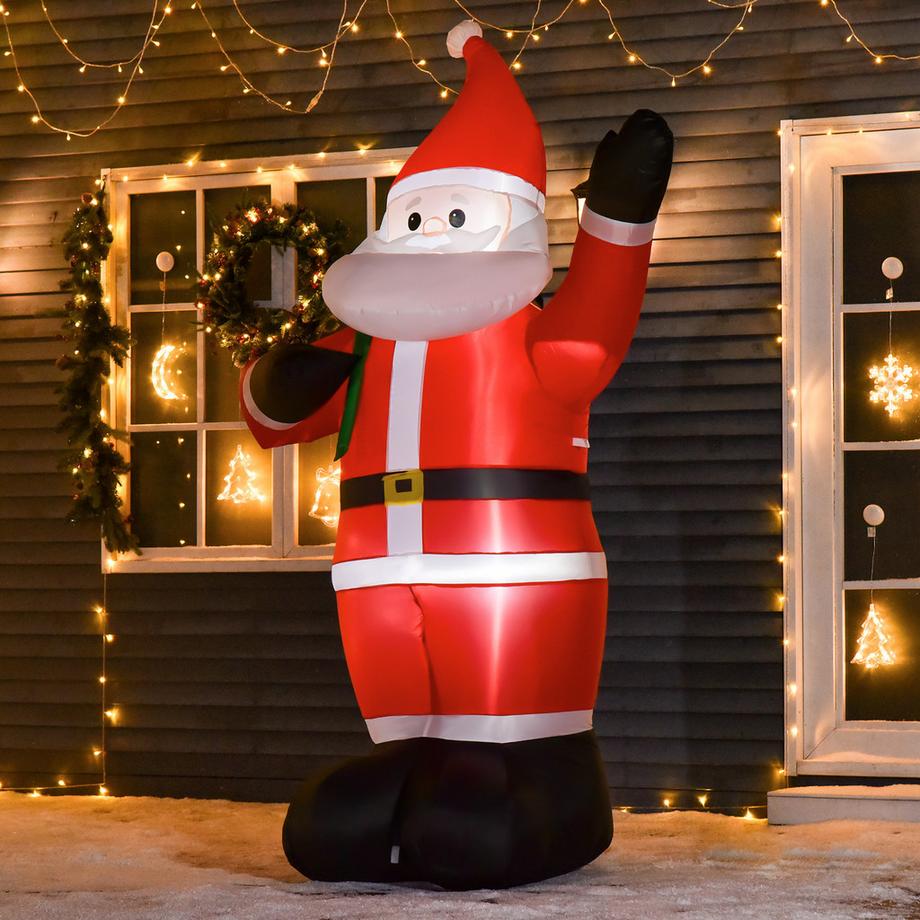 HOMCOM Aufblasbar Weihnachtsdeko  