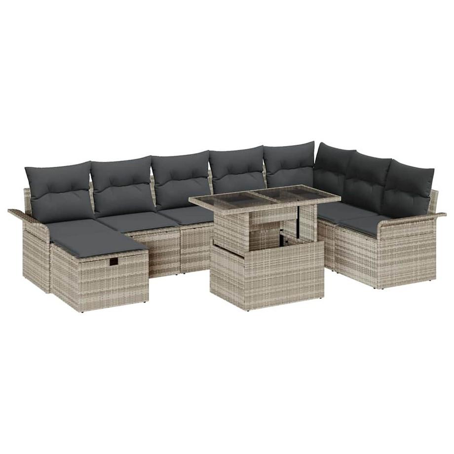 VidaXL Gartensofa-set poly-rattan  