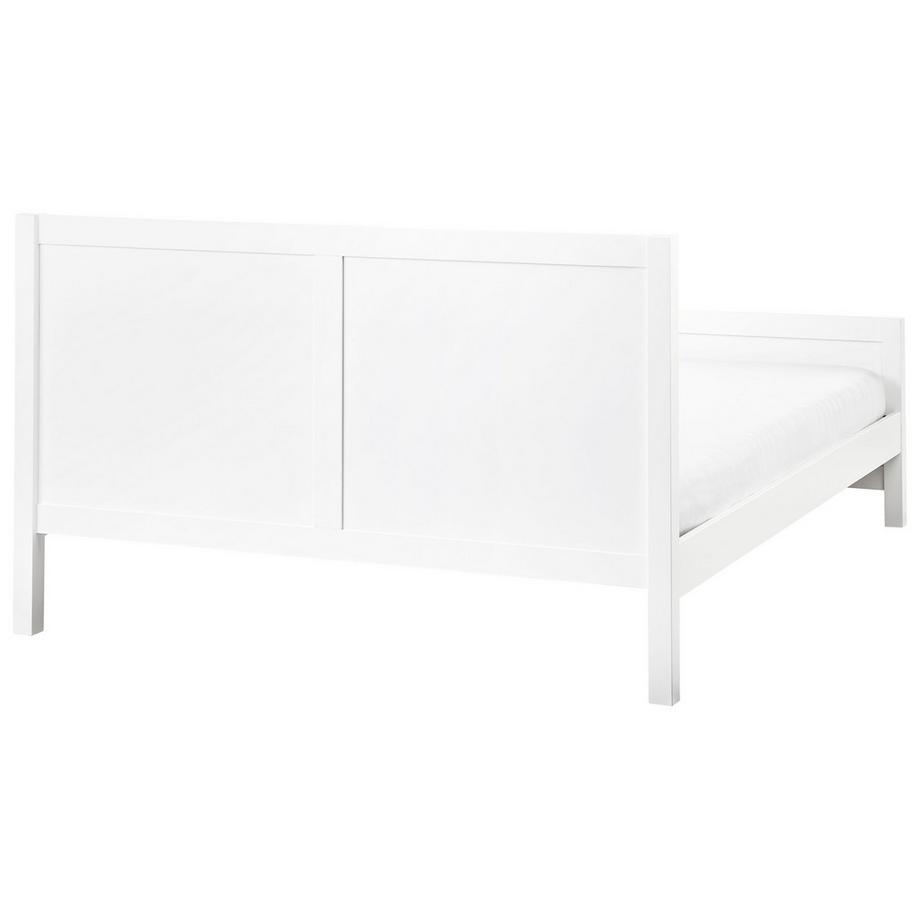 Beliani Letto en Legno di caucciù Rustico CHAMPAGNAT  