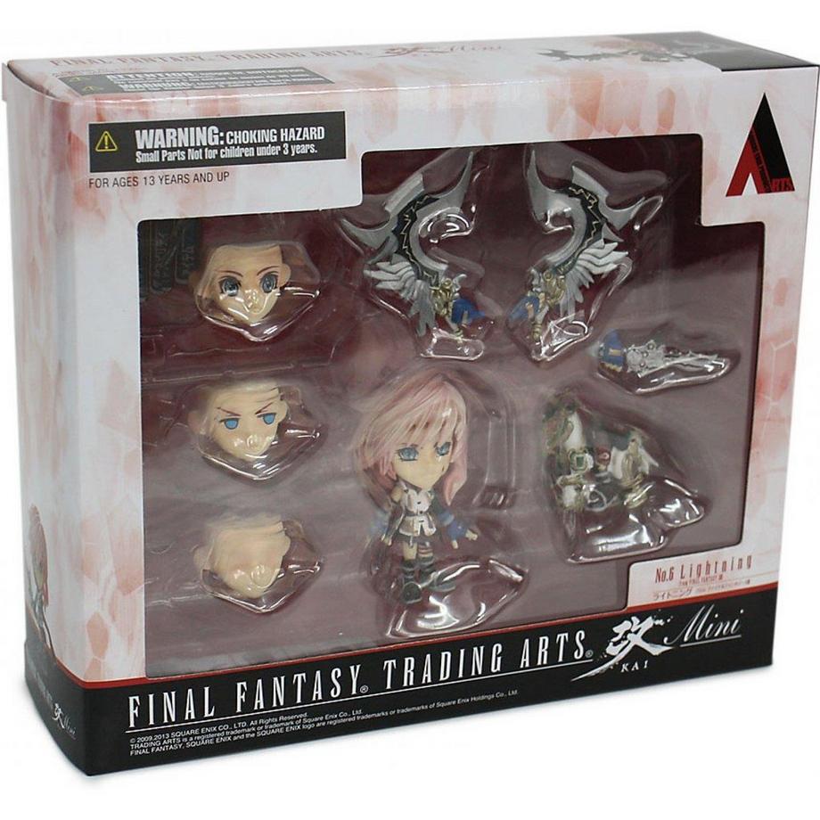 Square-Enix  Statische Figur - Final Fantasy - Lightning - Trading Art Mini 