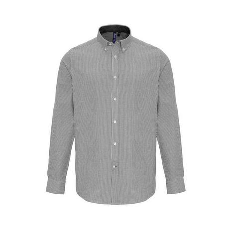 PREMIER Langärmliges Gestreiftes Button Down Hemd  