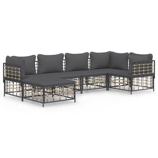 VidaXL Garten lounge set poly-rattan  