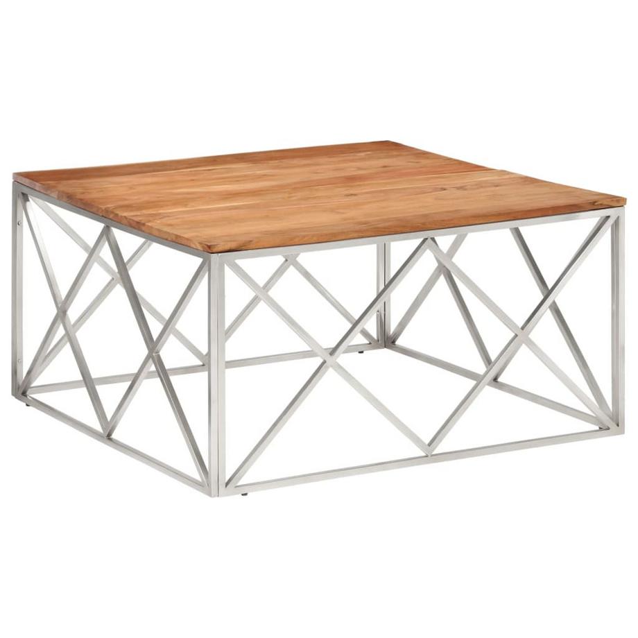 Table basse acier inoxydable
