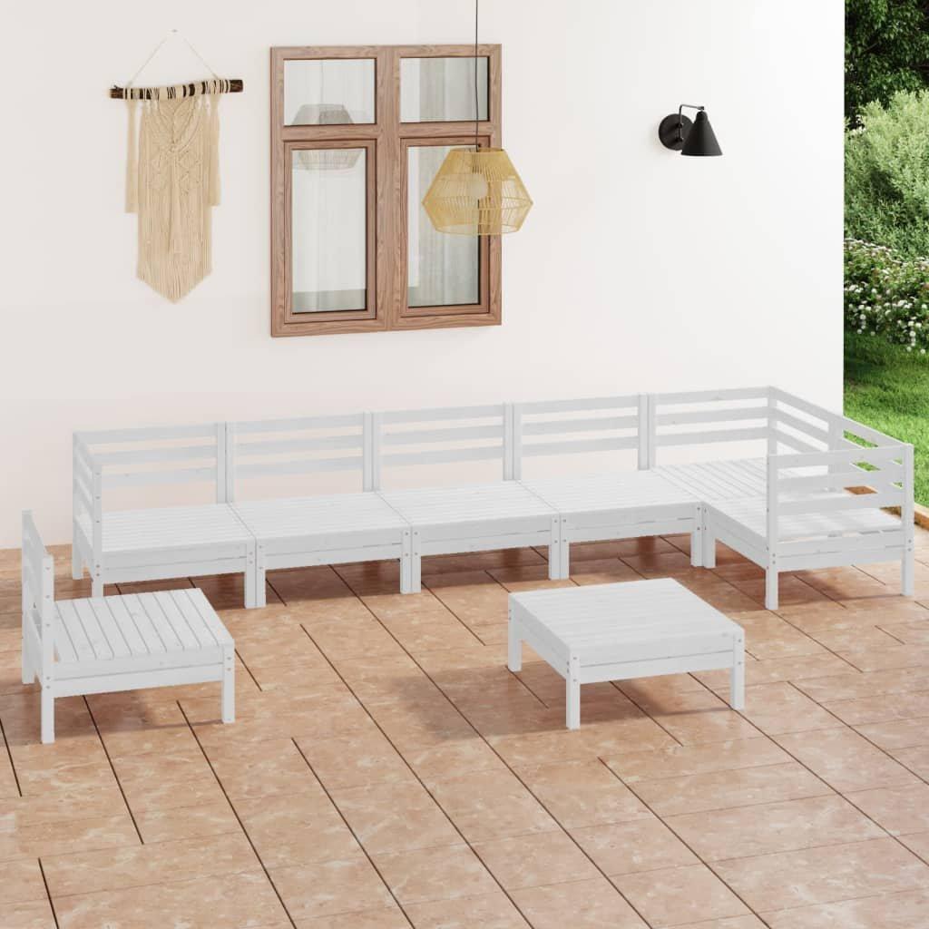 VidaXL Mobilier de jardin bois de pin  