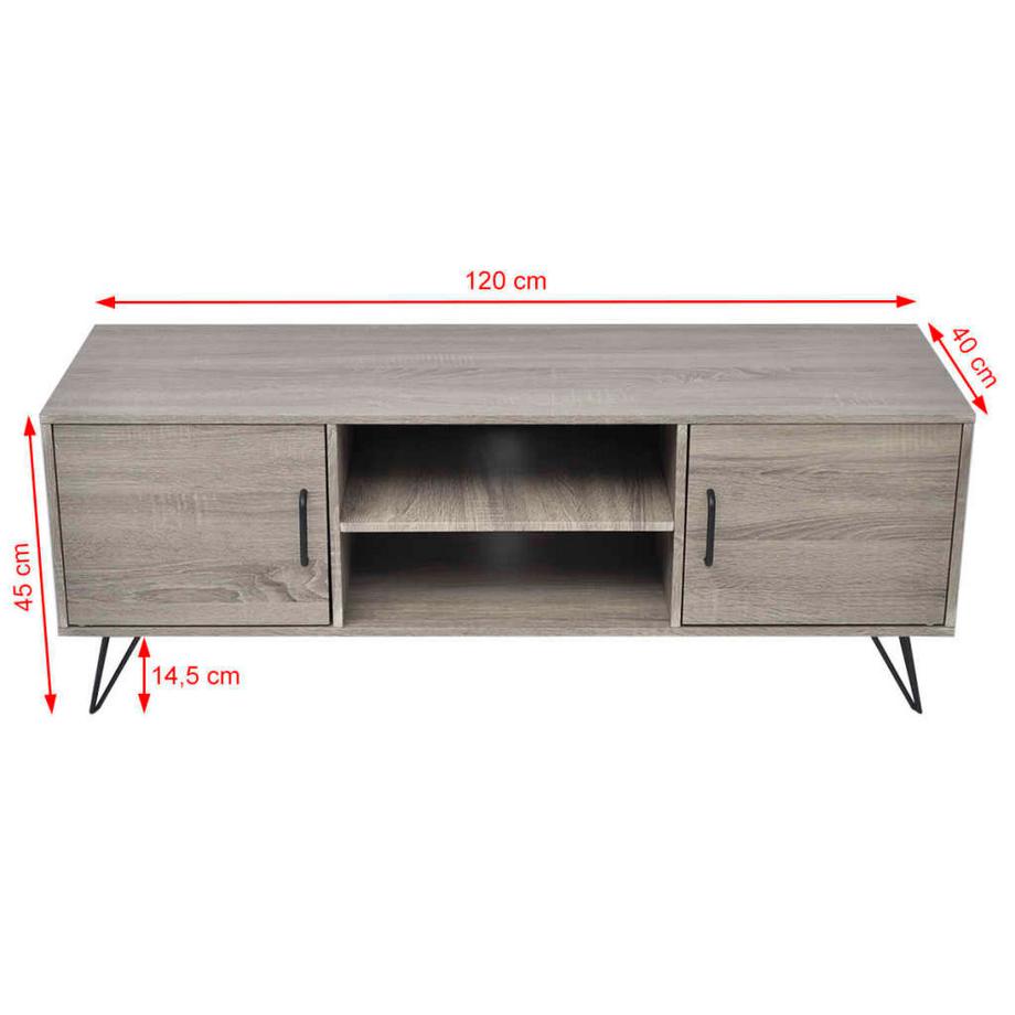 VidaXL Meuble tv mdf  