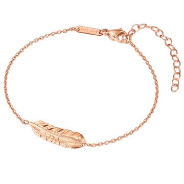 Femme Bracelet en acier inoxydable Plume