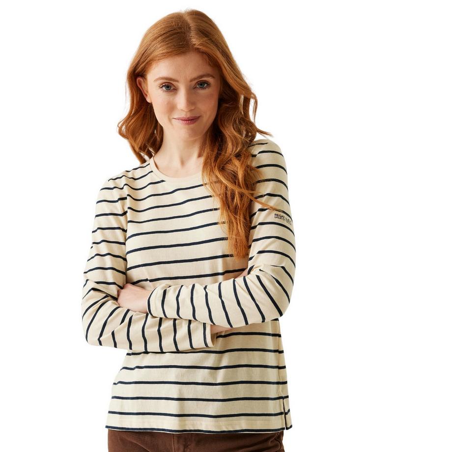 Regatta Federica II T-Shirt a Maniche Lunghe a Righe  