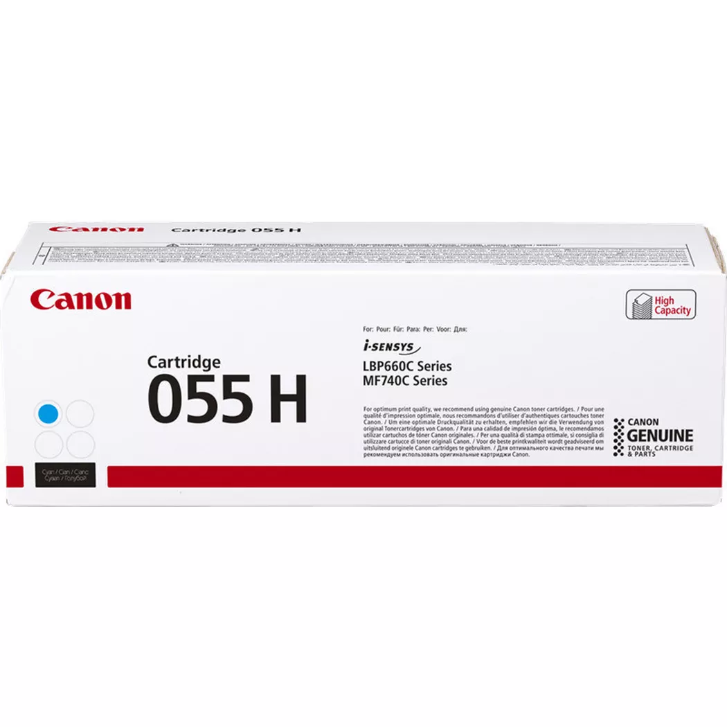 Canon – Toner-Modul 054H cyan CRG 054 CH LBP621/MF641 2300 Seiten, One Size