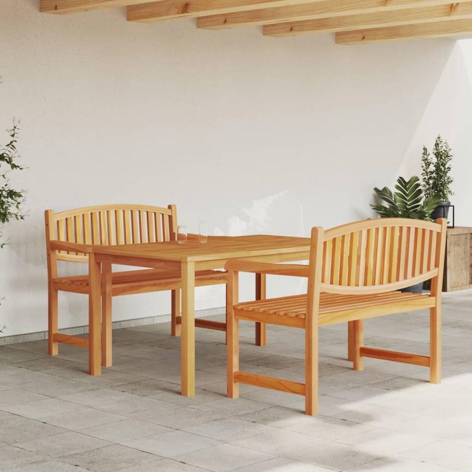 VidaXL Ensemble à manger de jardin bois  