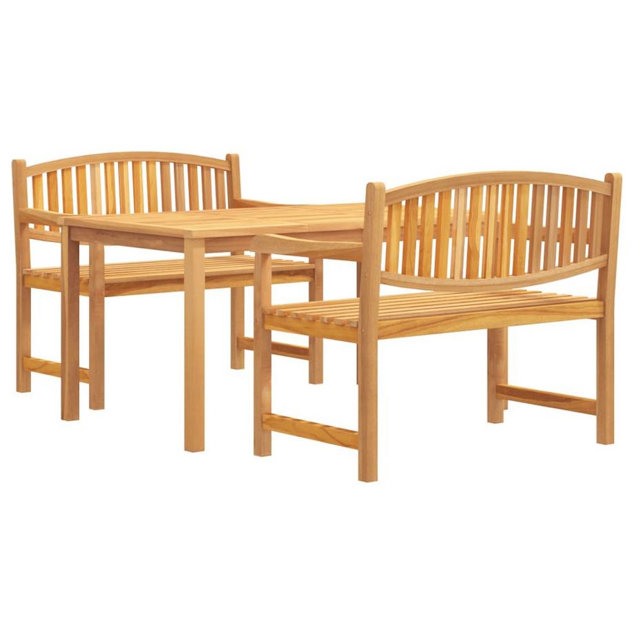 Ensemble à manger de jardin bois