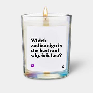 Duftkerze Flowery Which zodiac sign is the best and why is it Leo?