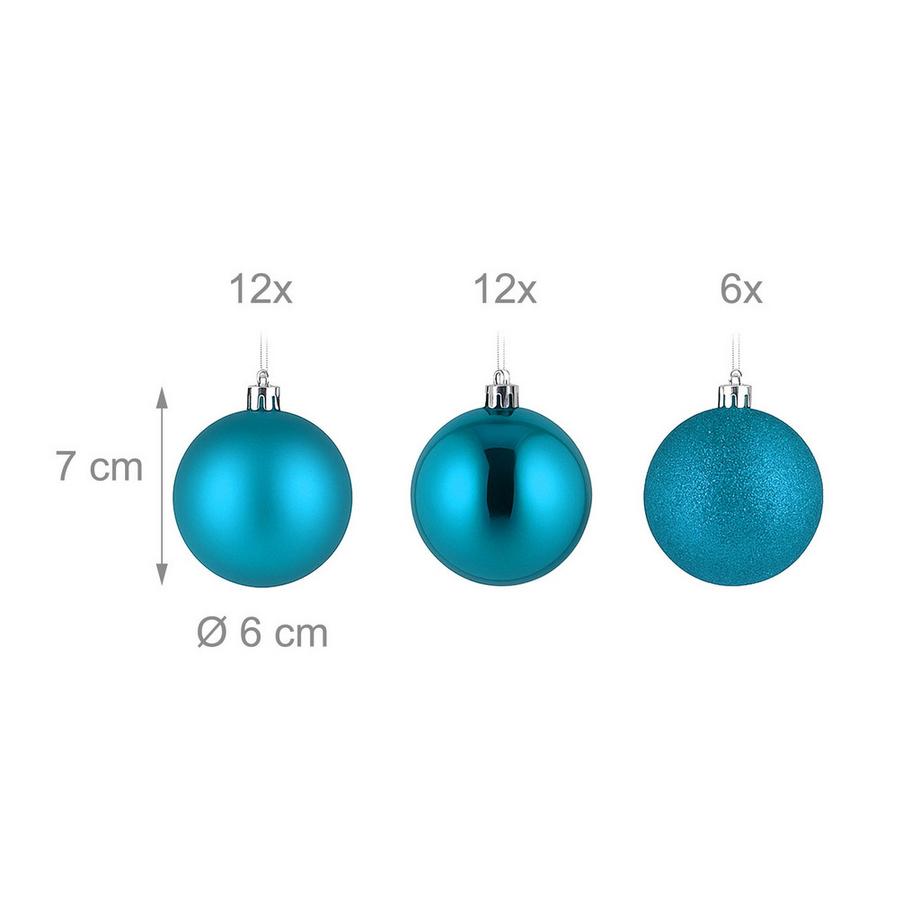 Northix Set di palline per l'albero di Natale  